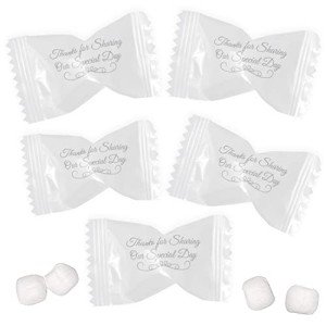 Wedding Butter Mints Candy Bags - 100 Count