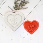Heart Shaped MR & MRS Silicone Cake Molds