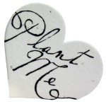 Wildflower Seed Paper Heart Tags - Set of 50