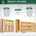 Calmbee Kitchen Bag and Foil Organizer