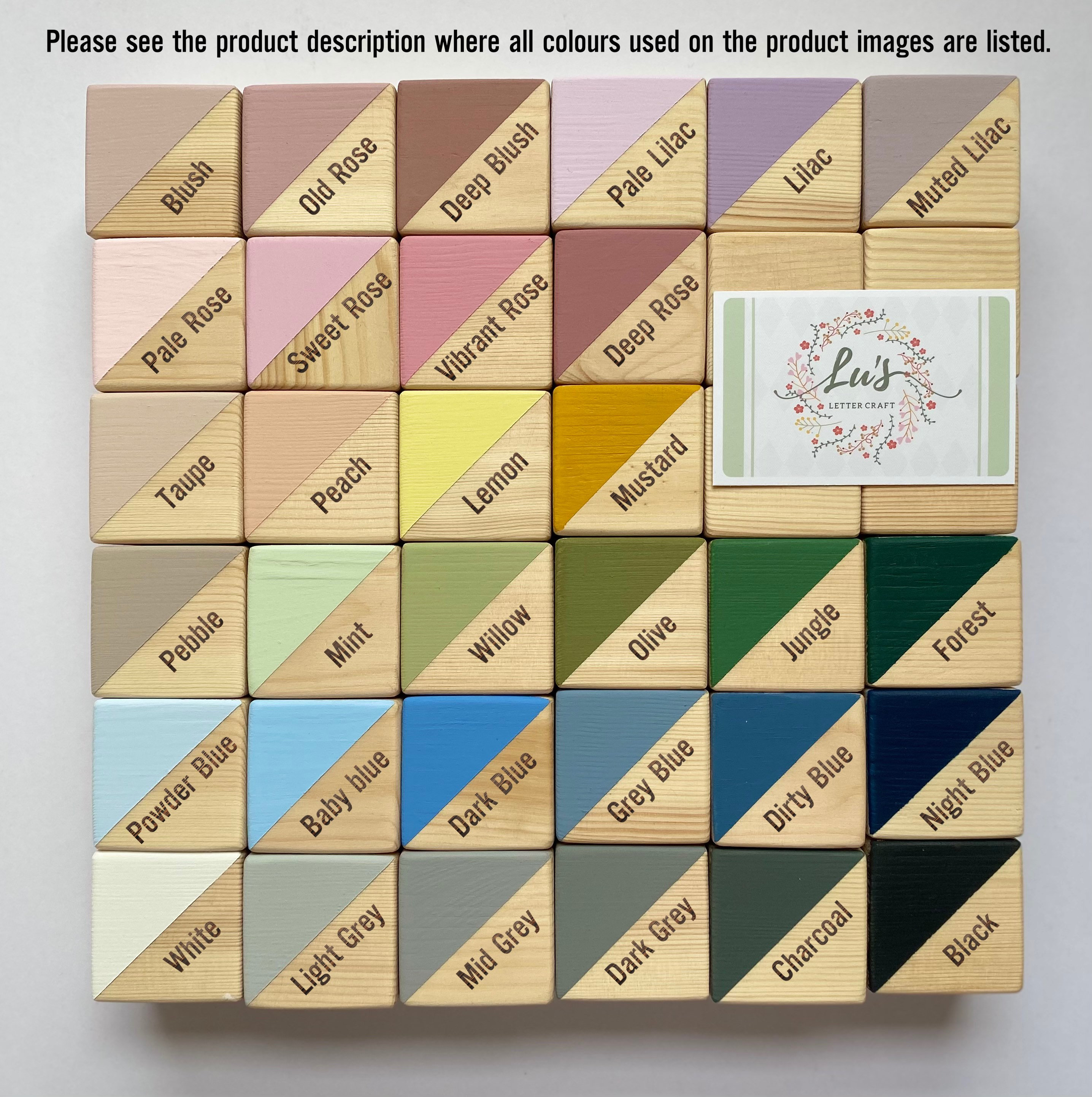 Safari Animal Baby Blocks for Nursery Decor