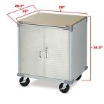 Seville Classics UltraHD Rolling Storage Organizer