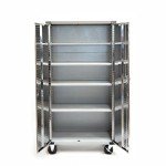 Seville Classics Rolling Storage Cabinet - Granite