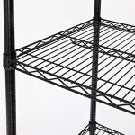 Seville Classics 5-Tier Steel Wire Shelving with Wheels