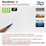 100" Manual Pull Down Projector Screen - 4K Ready