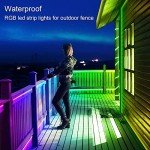 100ft Waterproof LED Light Strips with App Control