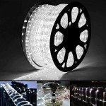100ft Waterproof LED Rope Lights with 8 Modes
