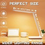 Dimmable LED Desk Lamp with USB Charger