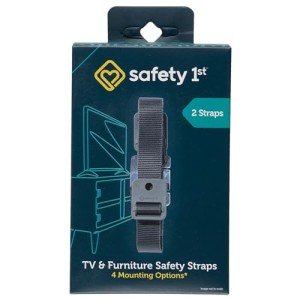 Safety 1st TV and Furniture Straps - Black