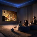 120-Inch Portable Outdoor Projector Screen with Stand