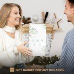5-Quart Stackable Storage Bins with Bamboo Lids