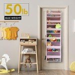 Heavy Duty Over the Door Organizer with Pockets