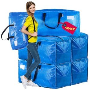 Extra Large Reusable Packing Bags - Set of 5