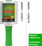 Mini Stretch Wrap with Plastic Handle, 80 Gauge