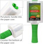 Mini Stretch Wrap with Plastic Handle, 80 Gauge