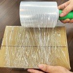 Mini Stretch Wrap with Plastic Handle, 80 Gauge