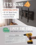 ECHOGEAR Full Motion TV Wall Mount for 42"-85