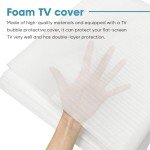 Foam Flat Screen TV Cover for Moving & Storage