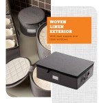 Stackable Hard Shell Dinnerware Storage Set - 5 Pieces