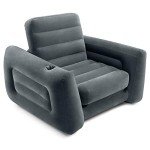 Intex Inflatable Pull-Out Sofa Chair with Cupholder