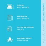 Intex Inflatable Pull-Out Sofa Chair with Cupholder