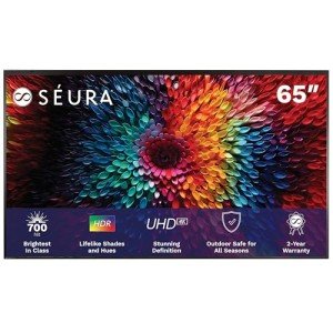 65-Inch Weatherproof 4K Outdoor TV - Seura Shade Series 2
