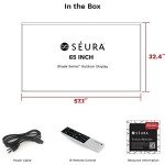 65-Inch Weatherproof 4K Outdoor TV - Seura Shade Series 2