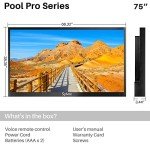 75" Smart Outdoor TV with Voice Control