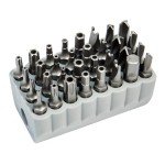 32-Piece Tamperproof Magnetic Screwdriver Bit Set