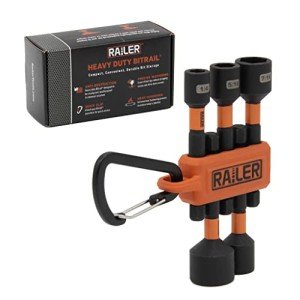5-Piece Nut Driver Set with Storage & Carabiner