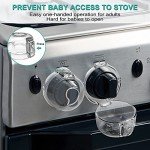 Child Safety Stove Knob Covers - 6 Pack