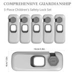 5 Pack Child Safety Refrigerator Locks