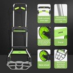 Portable Aluminum Hand Truck with 309 lb Capacity