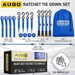 Heavy-Duty Ratchet Tie Down Straps 4-Pack