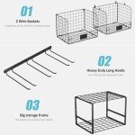 ThreeHio Garage Wall Storage Organizer