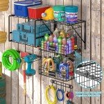 ThreeHio Garage Wall Storage Organizer