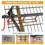 Adjustable Garage Wall Shelving with Bike Hooks