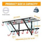 Adjustable Garage Wall Shelving with Bike Hooks