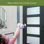 Child Proof Door Knob Covers for Toddlers - 4 Pack
