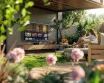 75-Inch Weatherproof Smart QLED Outdoor TV
