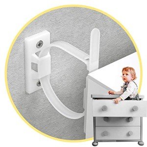 Child-Proof Earthquake Resistant Furniture Straps - 10 Pack