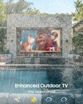 75-Inch Waterproof Smart Outdoor TV, 4K HDR