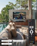 75-Inch Waterproof Smart Outdoor TV, 4K HDR