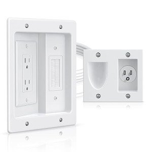 ELECTOP Wall Cable Management Kit for TVs