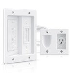 ELECTOP Wall Cable Management Kit for TVs