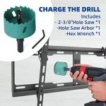 Wall-Mounted TV Cable Management Kit, White