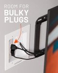 ECHOGEAR Wall-Mounted TV Cord Management Kit