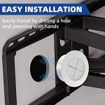 Wall-Mounted TV Cable Management Kit, White