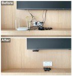 TV Cord Management Kit with Hole Saw Attachment