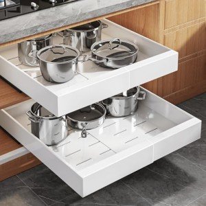 Expandable Pull Out Cabinet Organizer - 2 Pack